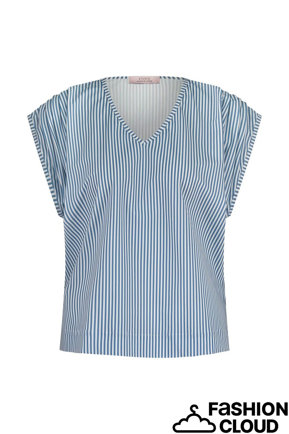 Studio Anneloes Leonie small stripe top Blauw