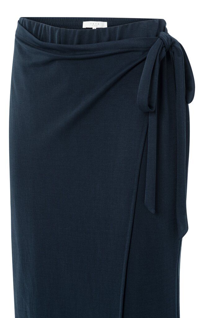 YaYa Jersey broek met overslagrok Blauw