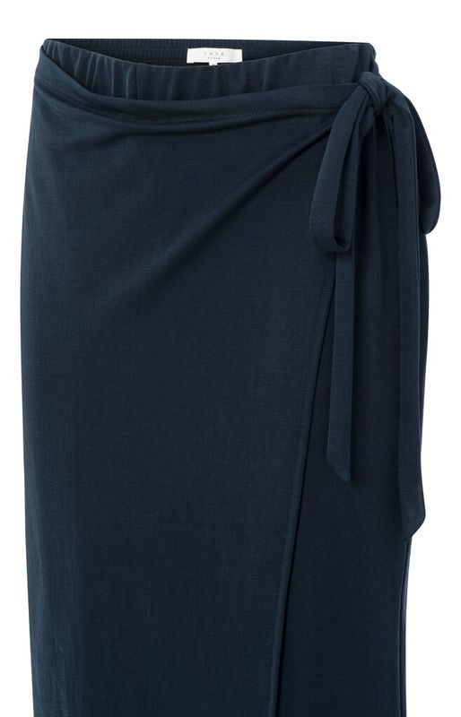 YaYa Jersey broek met overslagrok Blauw