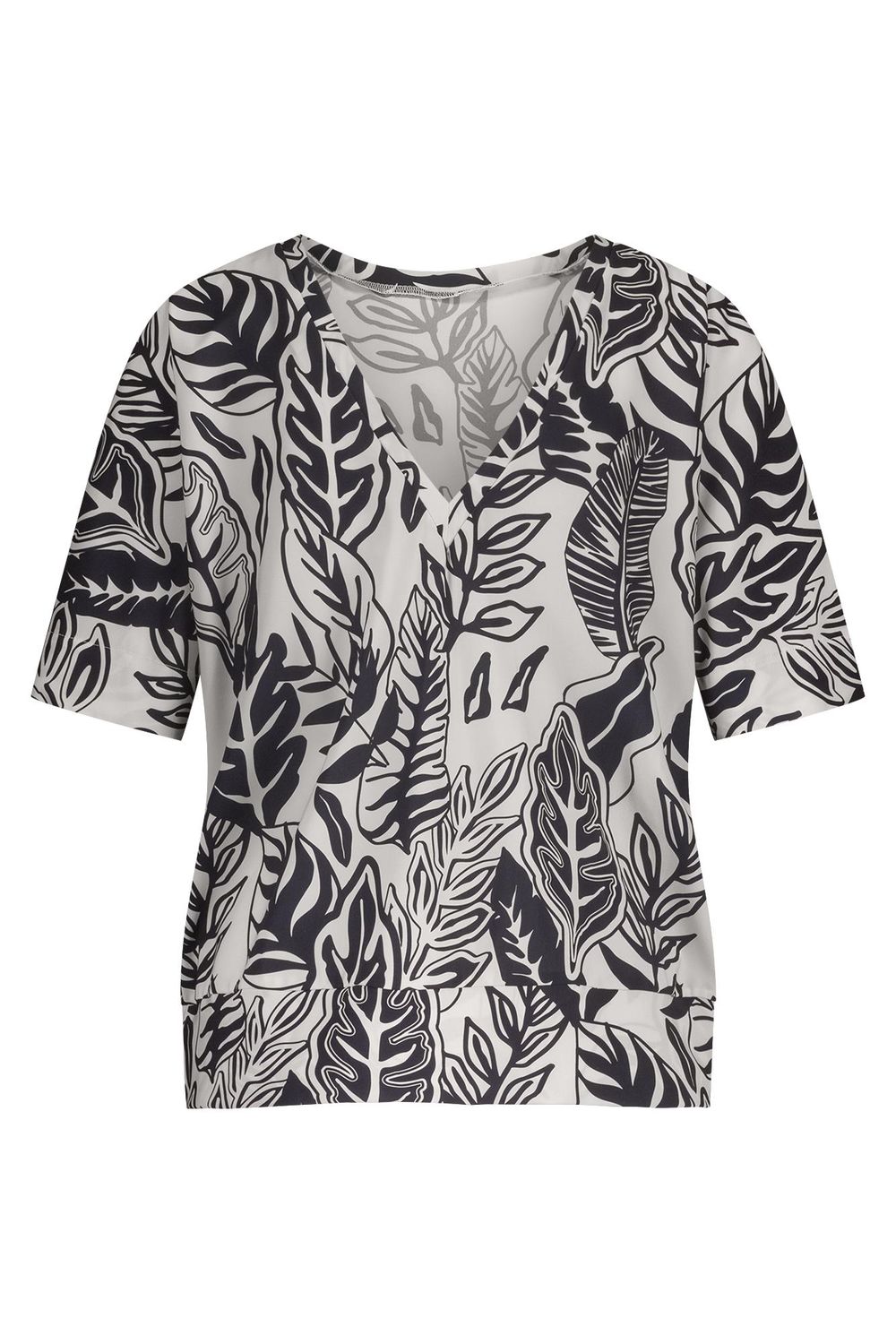 Studio Anneloes Mechi 2 way leaves top Ecru