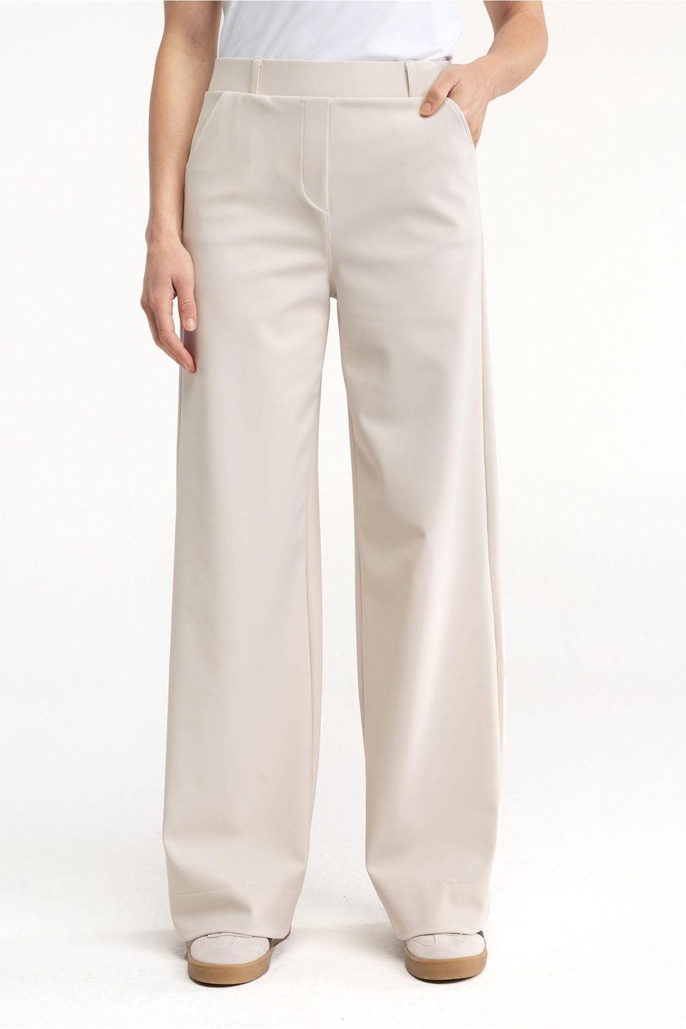 Studio Anneloes Lexie bonded trousers Grijs