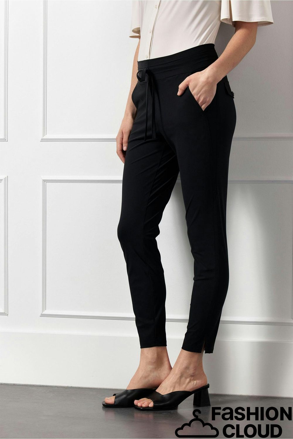 Studio Anneloes Startup summer trousers Zwart