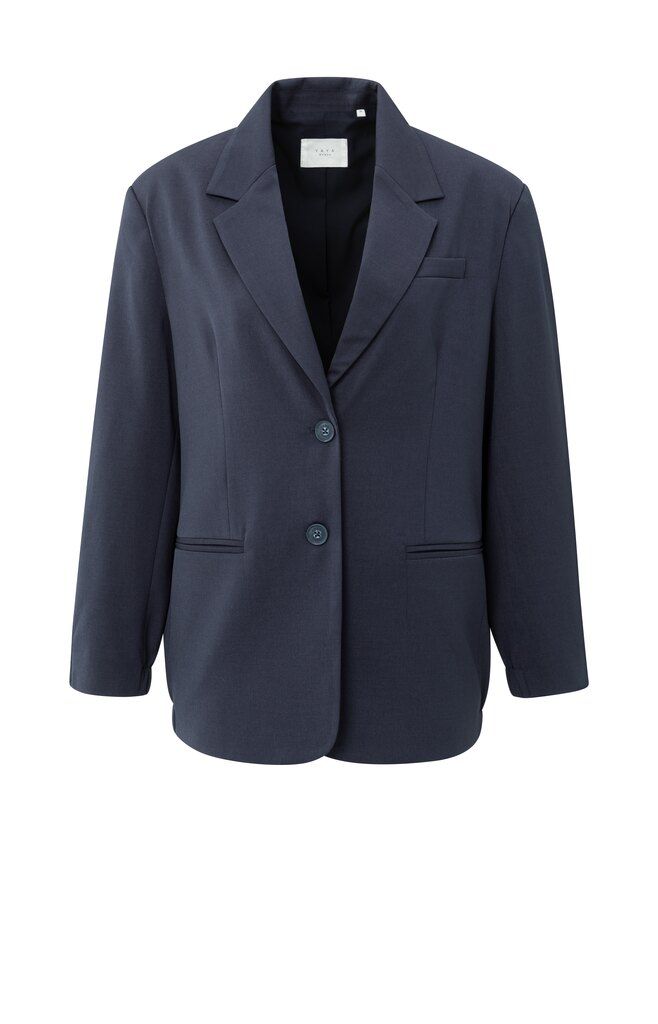 YaYa Blazer met bomberdetails Blauw