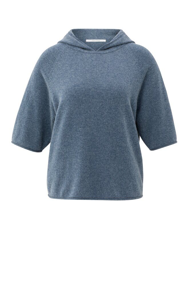YaYa Hoodie met korte mouwen Blauw