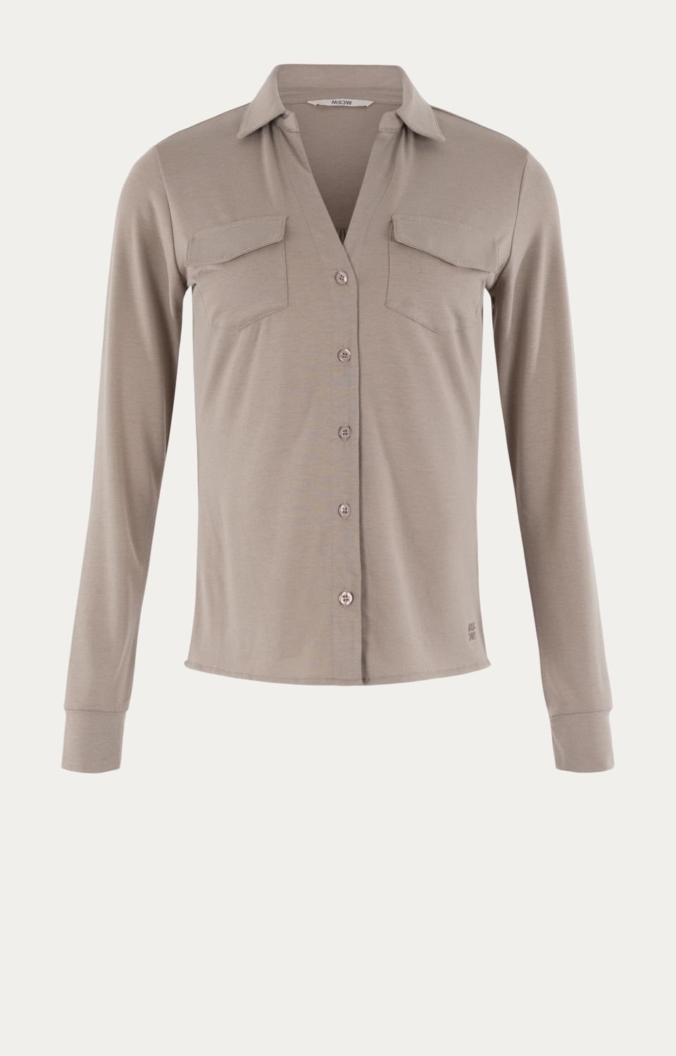 Moscow 1701 Blouse lange mouw Beige