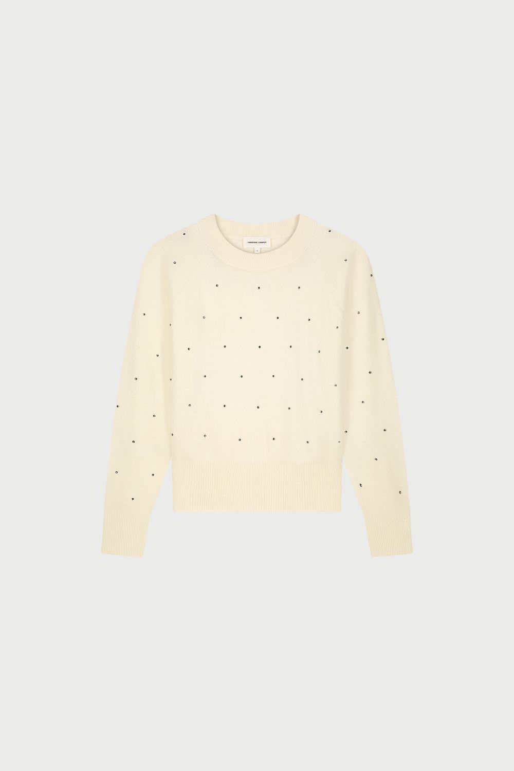 Fabienne Chapot Lidi Rhinestone Pullover Ecru