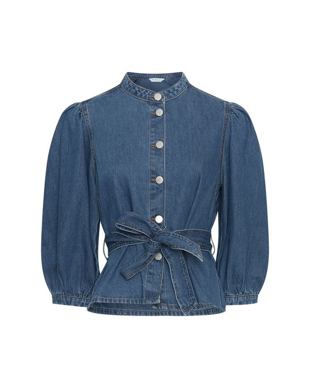 MSCH Copenhagen MSCHRylan Elena 3/4 Shirt Blauw