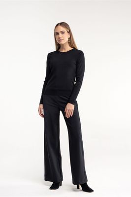 Studio Anneloes Lexie Bonded Trousers Zwart