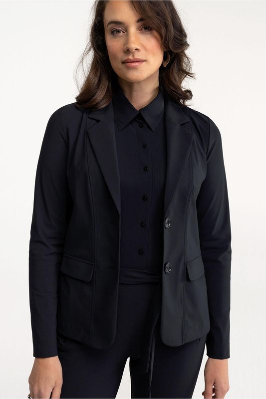 Studio Anneloes Bright Bonded Blazer Zwart