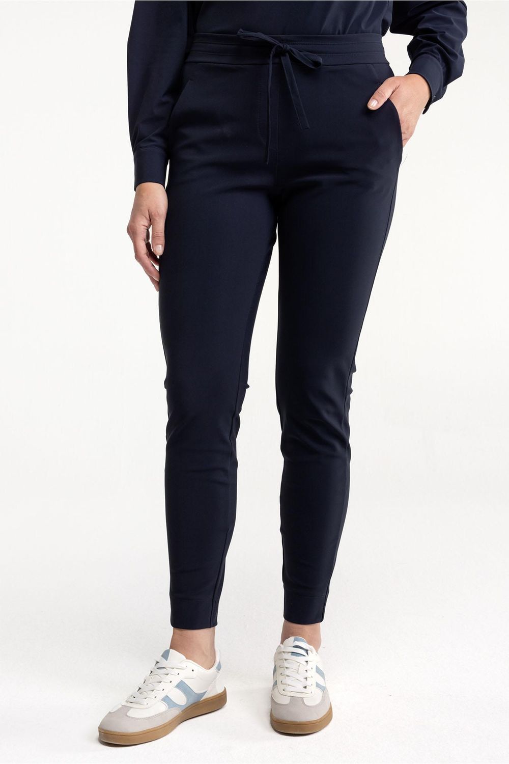 Studio Anneloes Downstairs bonded trousers Blauw 94803
