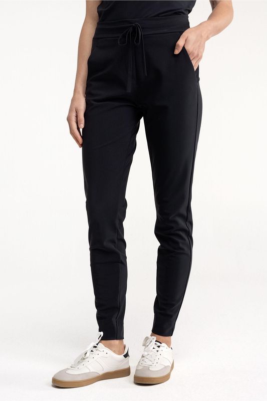 Studio Anneloes Downstairs bonded trousers Zwart 94803