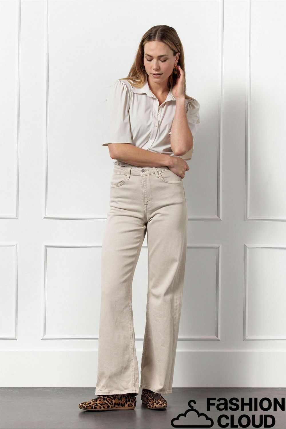 Studio Anneloes Poppy Butterfly Blouse Grijs