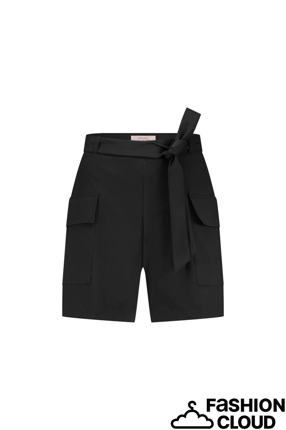 Studio Anneloes Jolie cargo shorts Zwart 91531