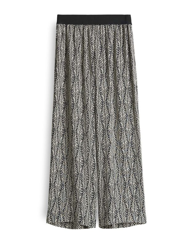Opus Pants Malotta leaf Ecru 10359812803335