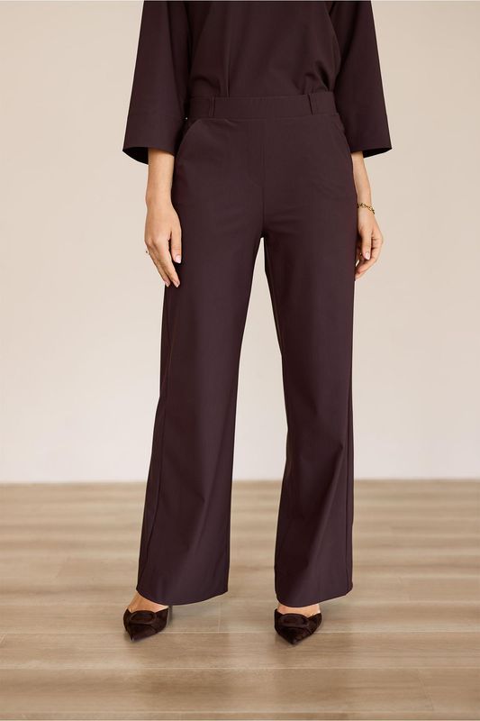 Studio Anneloes Lexie bonded trousers Bruin 94801