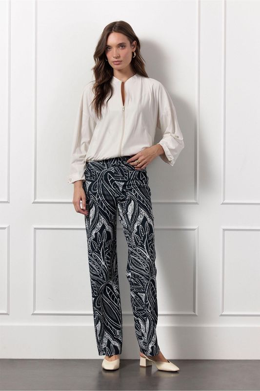 Studio Anneloes Marilon summer dot trousers Blauw 13024