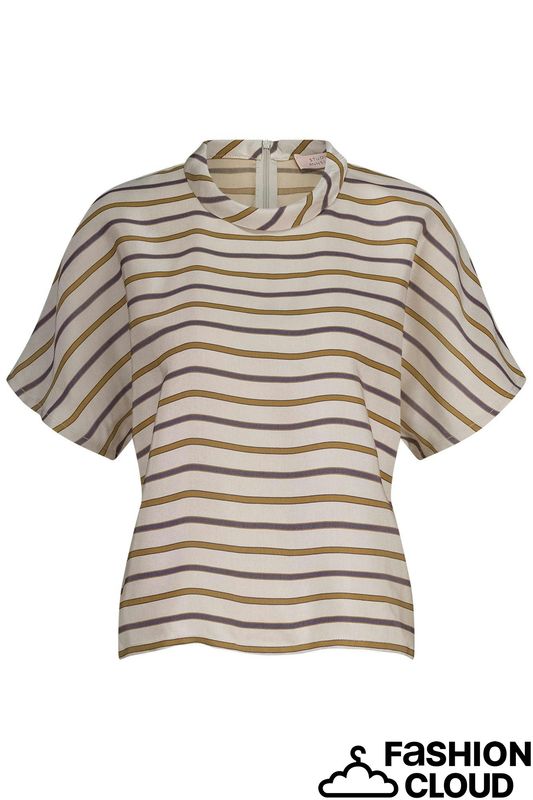 Studio Anneloes Aloise stripe top Blauw 13078