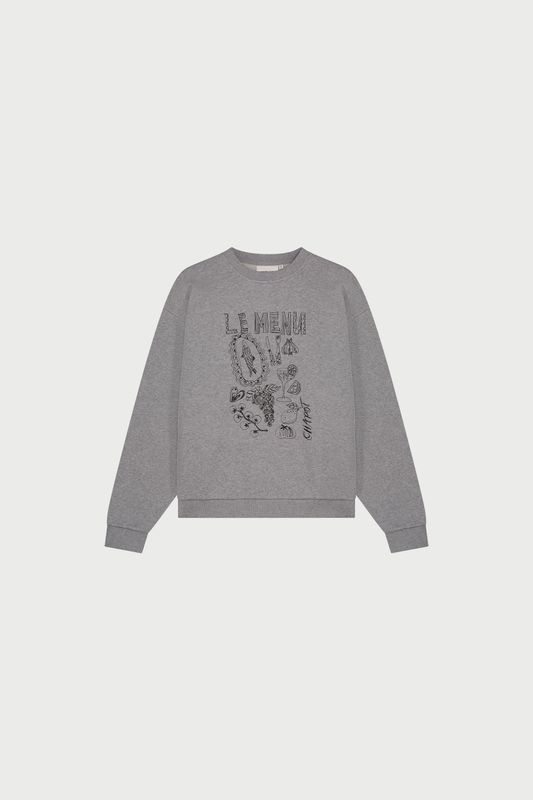 Fabienne Chapot Terry Chateau Sweater Grijs CLTSWE03AW25
