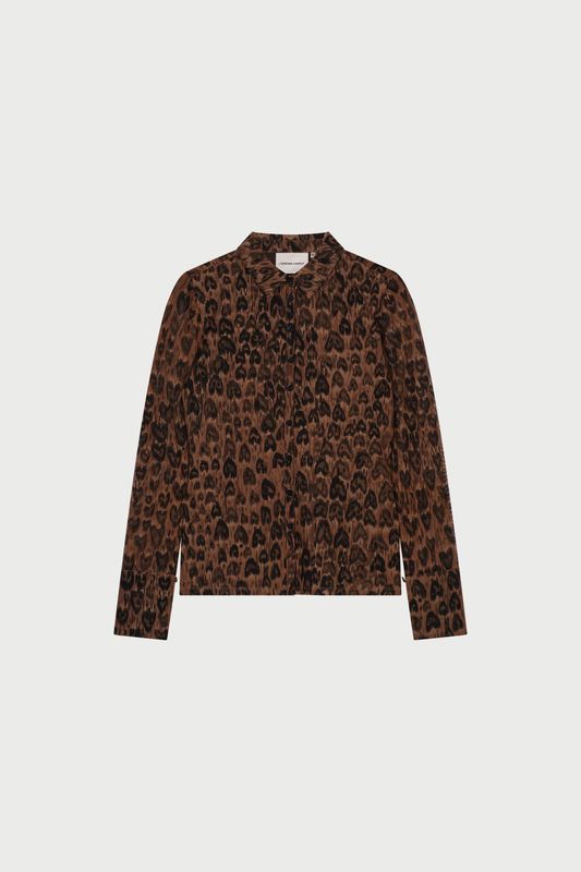 Fabienne Chapot Kevis Blouse Bruin CLTBLS09AW25