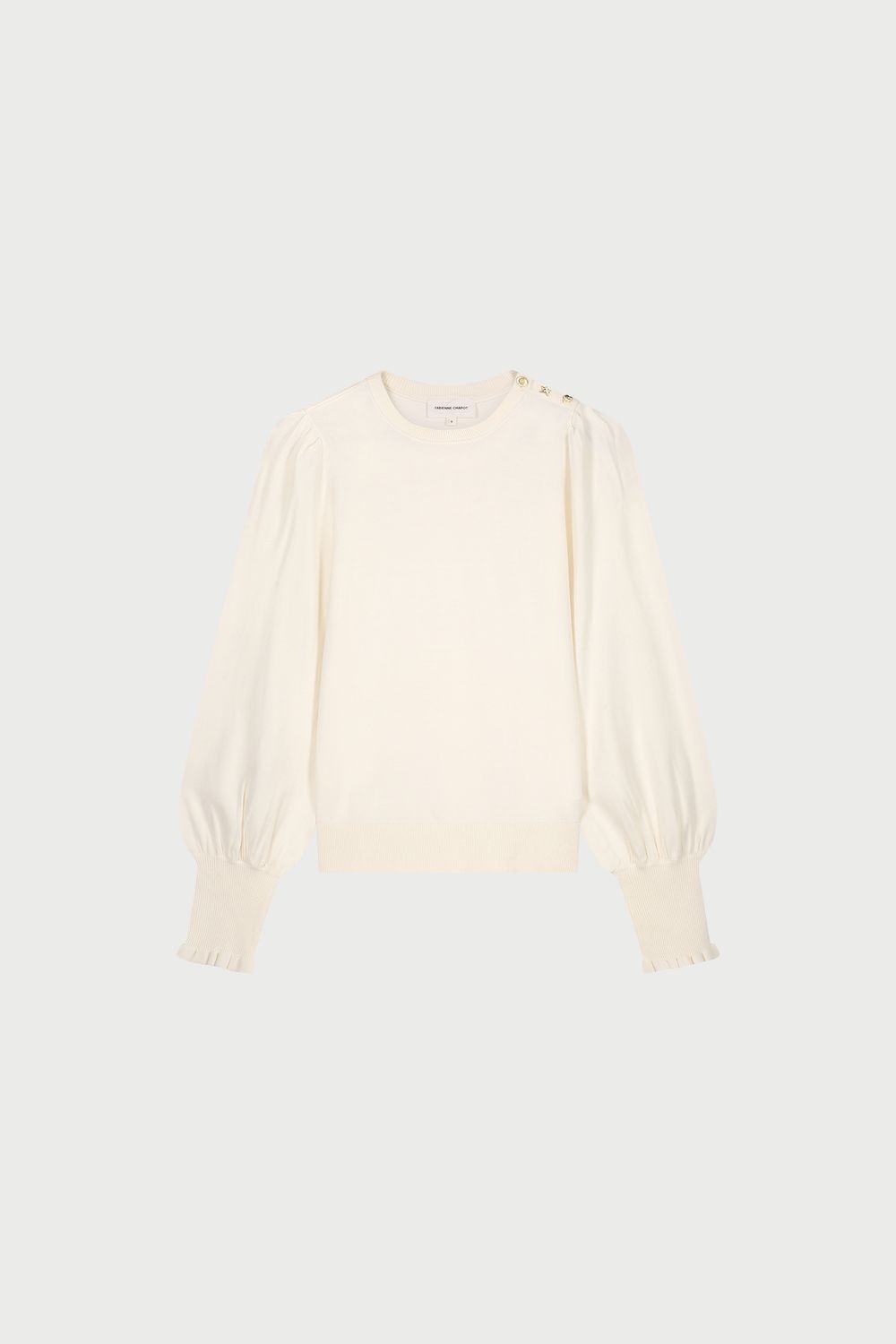 Fabienne Chapot NOOS Molly Balloon Pullover Ecru CLTPUL92NOOS