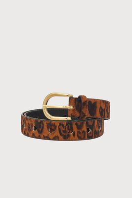 Fabienne Chapot Hairy Belt Bruin ACCBLT07AW25