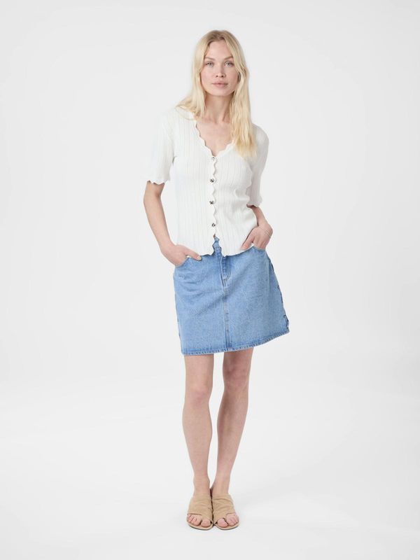 Neo Noir Larifa Stitch Knit tee Ecru
