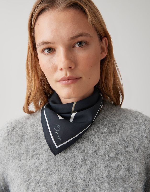 Opus Acindie scarf Blauw