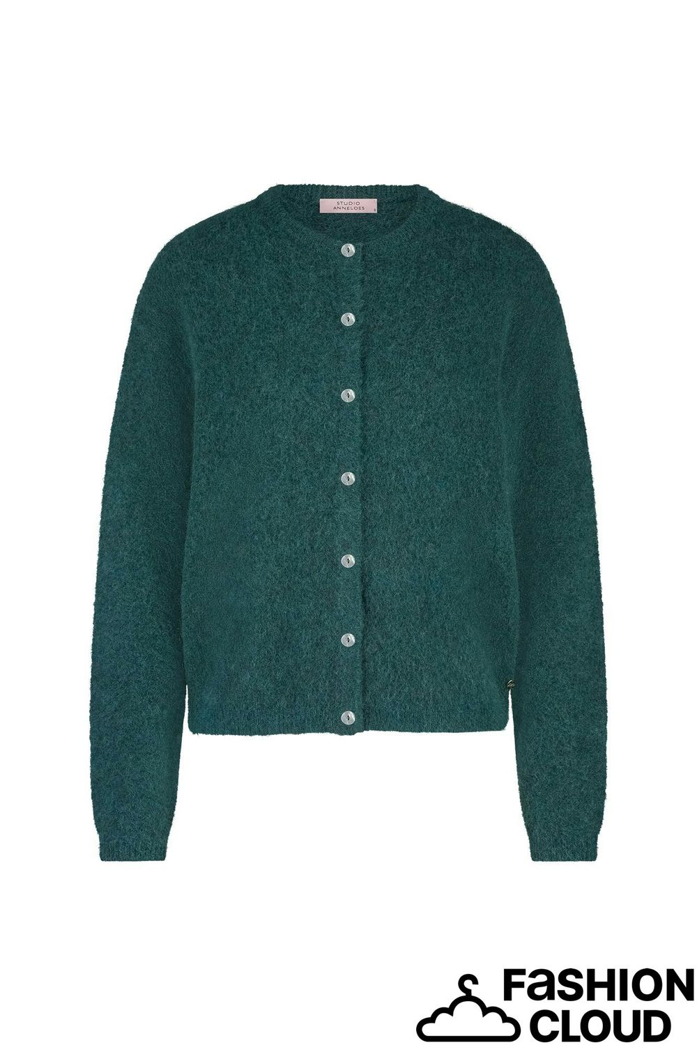 Studio Anneloes Bibi mohair cardigan Groen