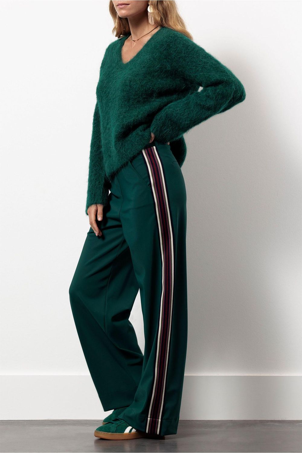 Studio Anneloes Lexie bnd tape trousers Groen