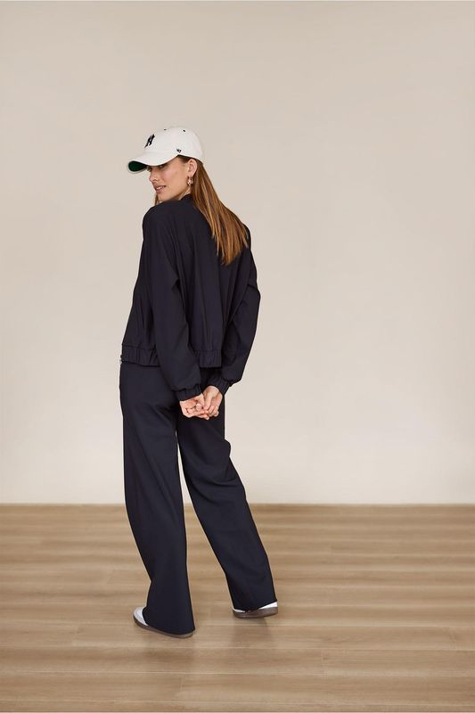 Studio Anneloes Benja Bomber Jacket Zwart
