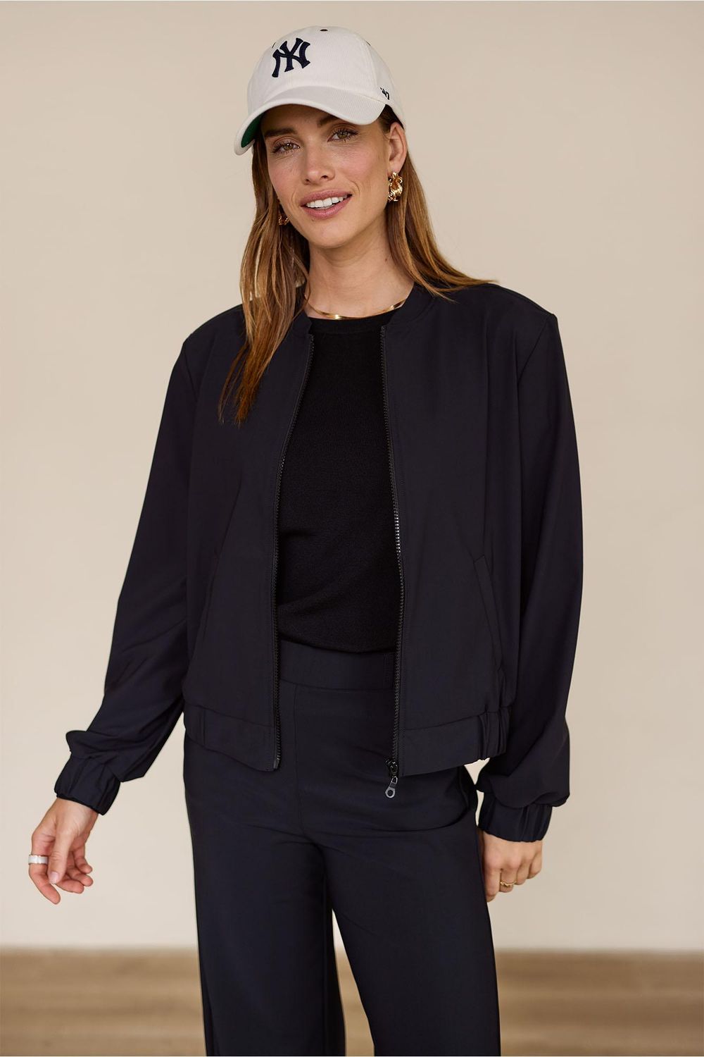 Studio Anneloes Benja bomber jacket Zwart