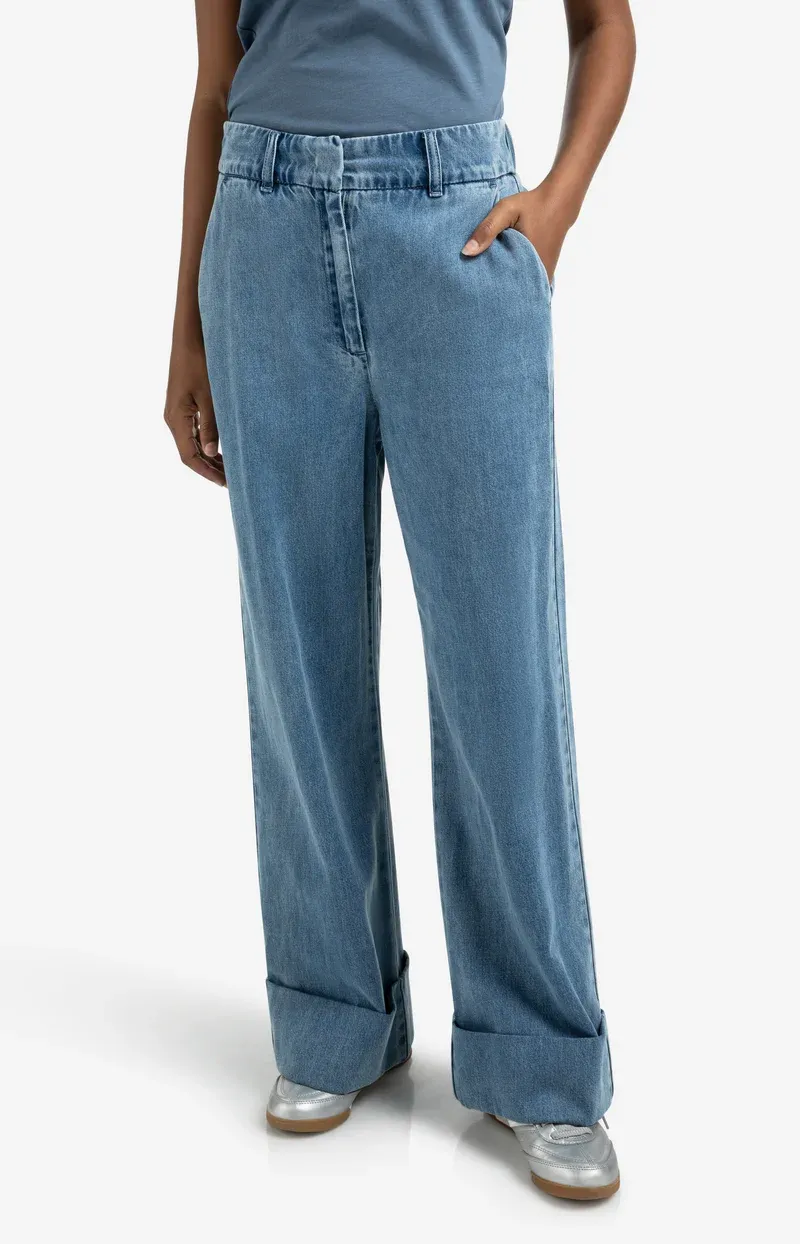 YaYa Denim pantalon (L32) Blauw