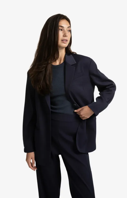 YaYa Blazer met bomberdetails Blauw