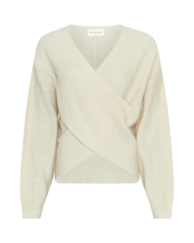 MSCH Copenhagen MSCHZinelle Hope Wrap Pullover Ecru