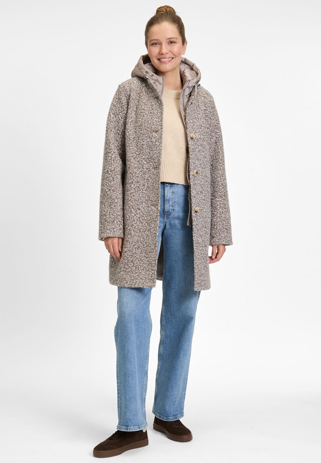 Covered ldames jas Wilma 2 Beige