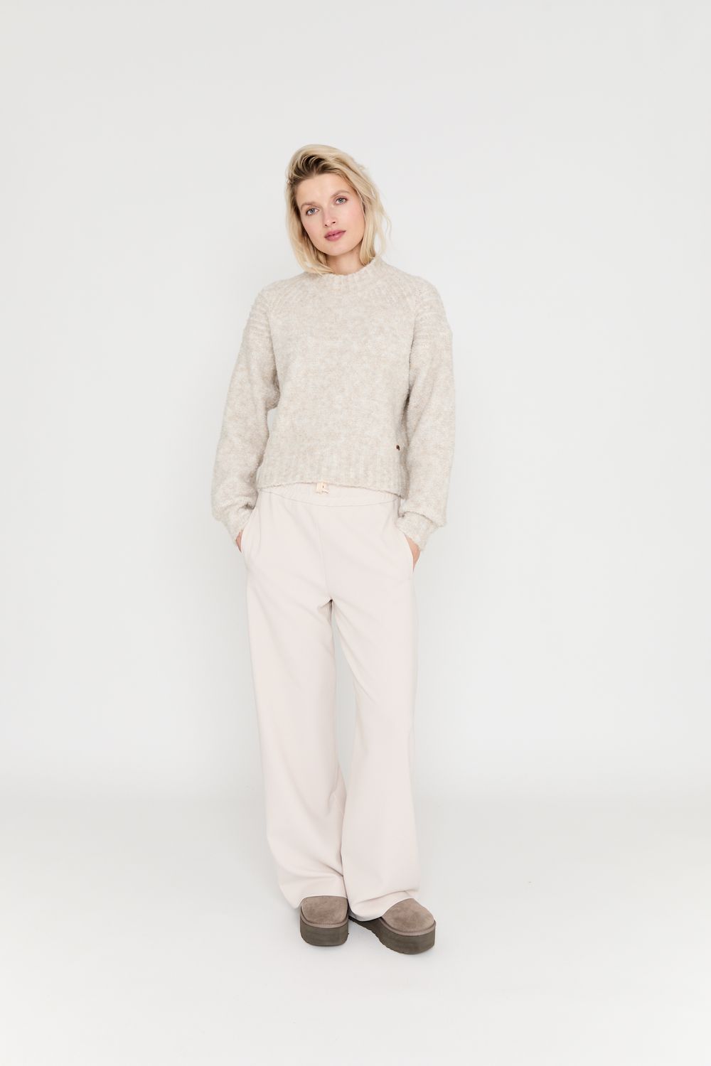 Moscow 1611 sementy broek beige