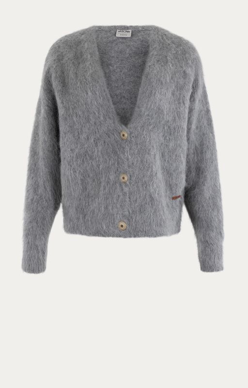 Moscow 1901 Vest lange mouw Grijs 38-10-Fleur