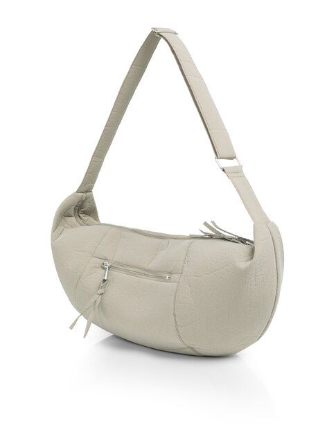 YaYa Crossbody tas met rits Beige 03-001099-508
