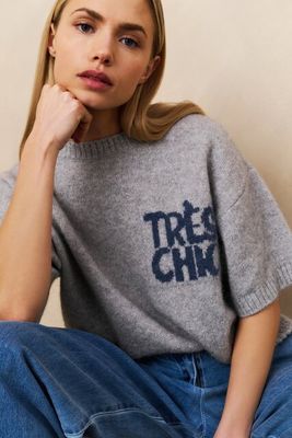 YaYa Trui met artwork Grijs 01-000485-508 YaYa Trui met artwork Grijs 01-000485-508