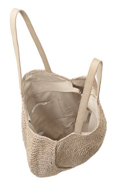YaYa Ronde geweven tas Beige 03-001081-506