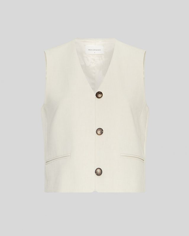 MSCH Copenhagen Rosina Michelle  short waistcoat Beige 1951