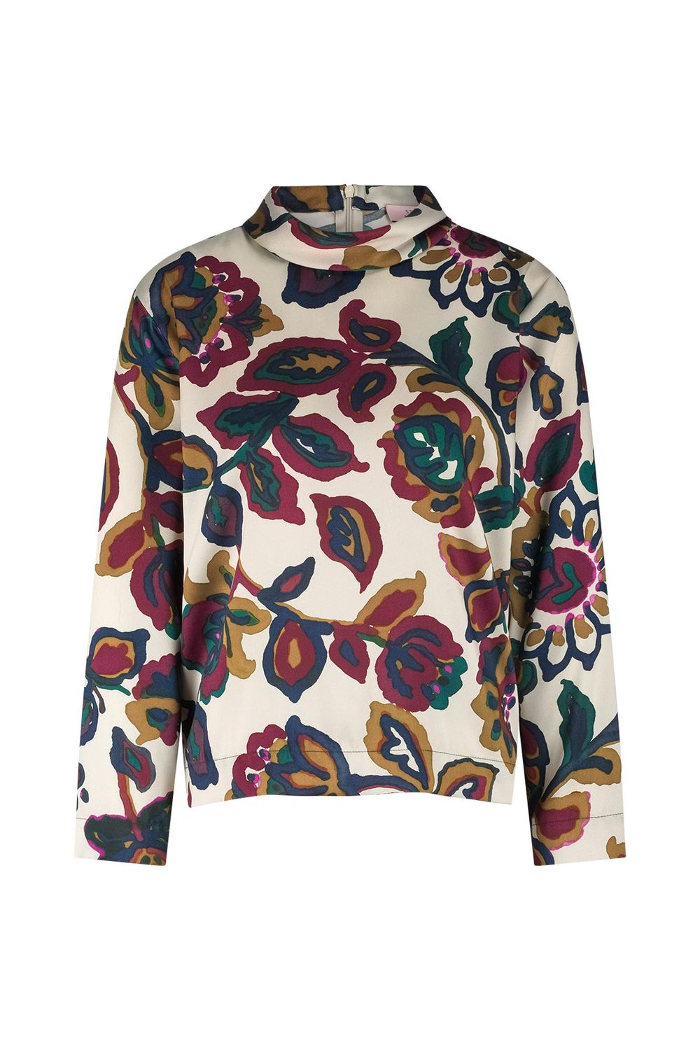 Studio Anneloes Aloise satijne print blouse