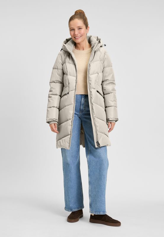 Covered ADELE lange beige jas