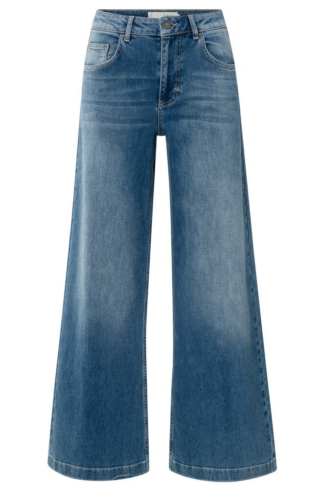 YaYa Jeans met wijde pijpen (L32) Blauw