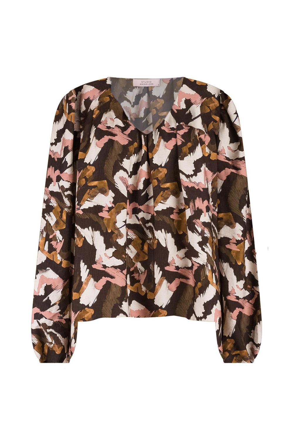 Studio Anneloes Kylie marker crepe top Multi 13313