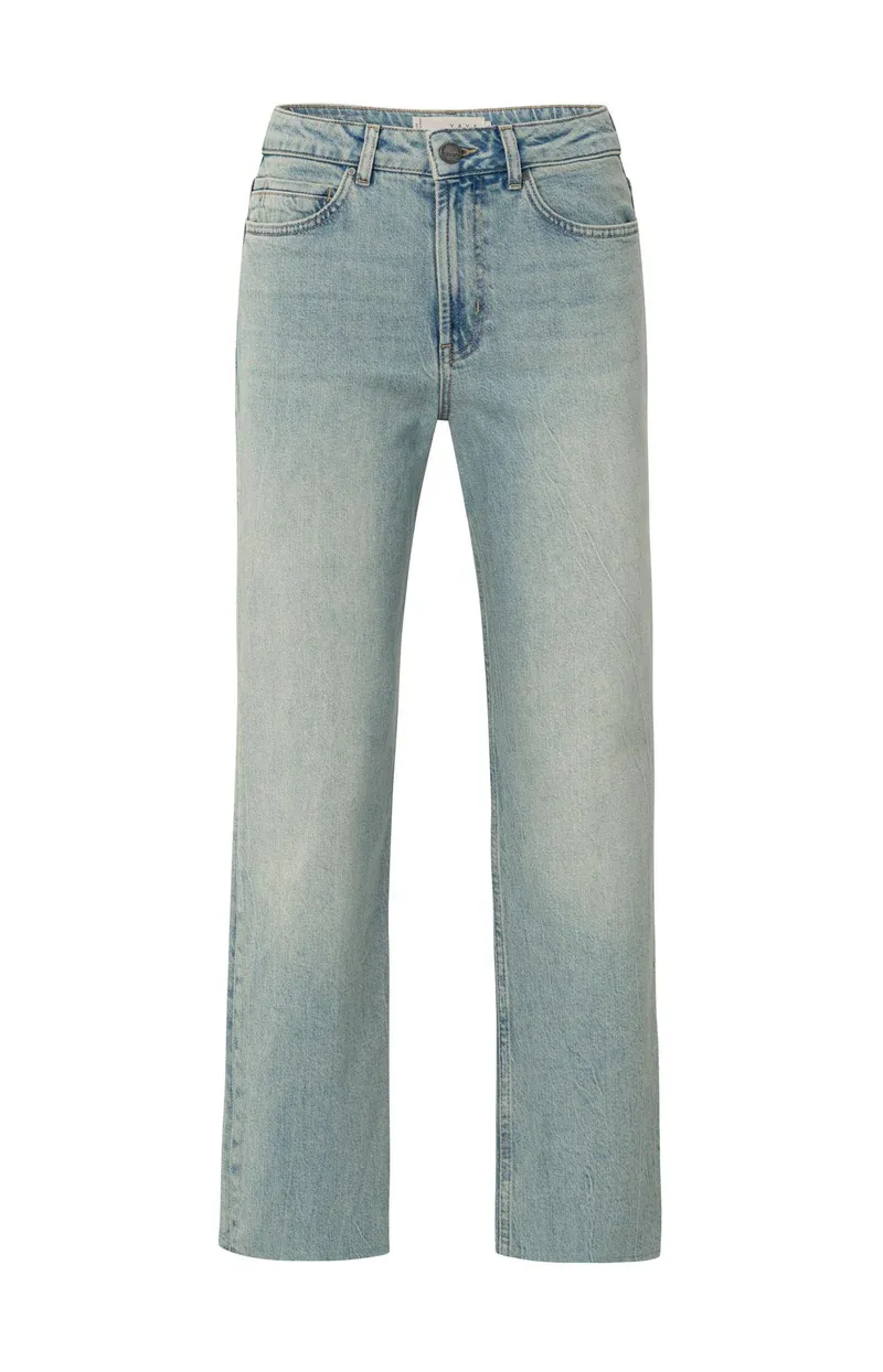 YaYa Denim met enkellengte (L34) Blauw