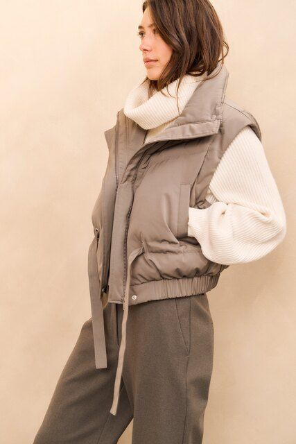 YaYa Oversized jas met afritsmouwen Grijs 02-001065-510