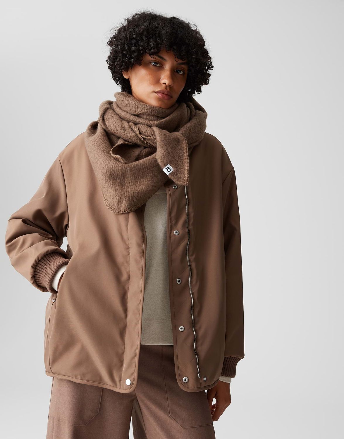Opus Amadsi scarf Bruin 10221111757100