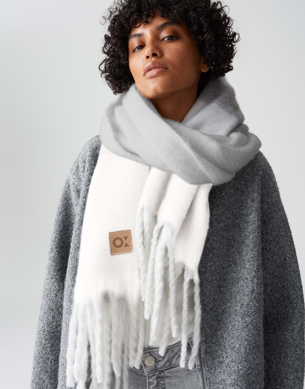 Opus Allanis scarf Grijs 10475813567384