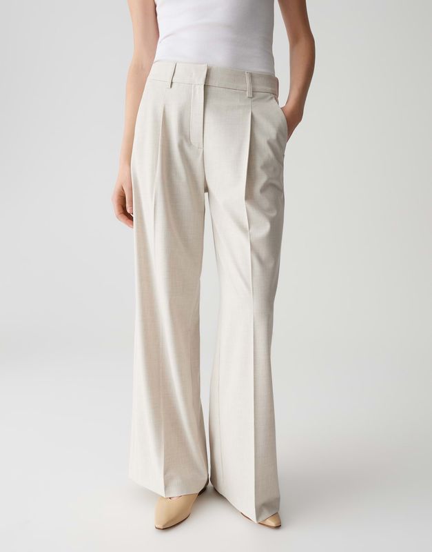 Opus Pants Moira soul Ecru 10407713120351